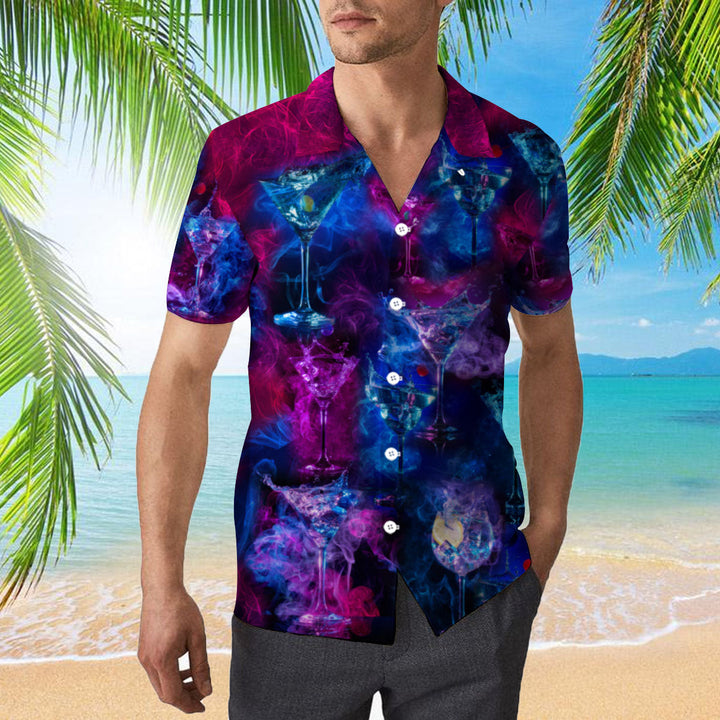 Glowing Cocktail Hawaiian Shirt | For Men & Women | HW2021-BehighStyle