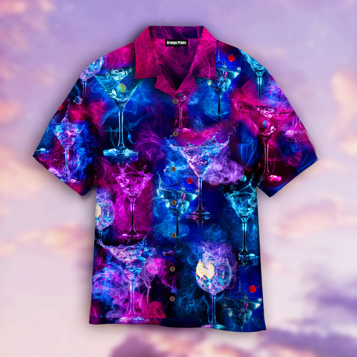 Glowing Cocktail Hawaiian Shirt | For Men & Women | HW2021-BehighStyle