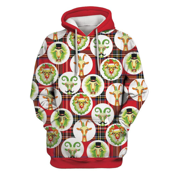 Goat On Christmas 3D All Over Print | For Men & Women | Adult | HP1927-BehighStyle
