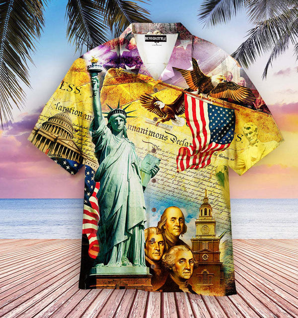 God Bless AmericaHawaiian Shirt | For Men & Women | HW138-BehighStyle