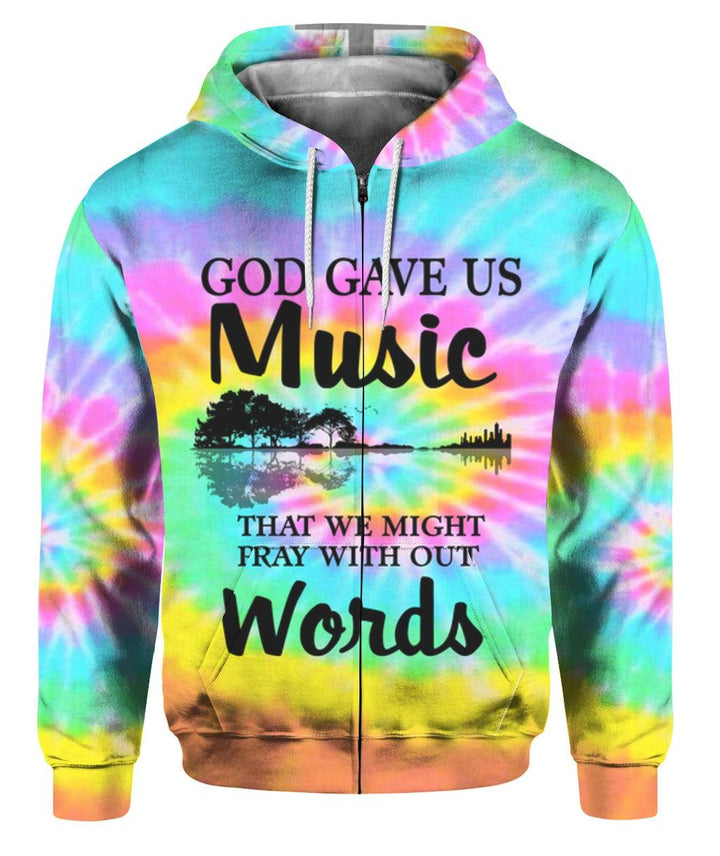 God Gave Us Music 3D All Over Print | For Men & Women | Adult | HP1668-BehighStyle