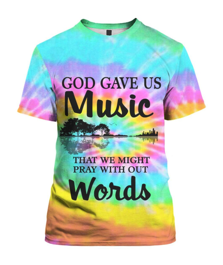 God Gave Us Music 3D All Over Print | For Men & Women | Adult | HP1668-BehighStyle