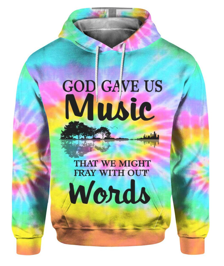 God Gave Us Music 3D All Over Print | For Men & Women | Adult | HP1668-BehighStyle