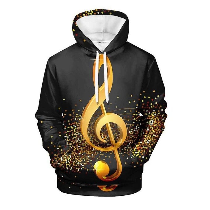 Gold Treble Clef 3D All Over Print | For Men & Women | Adult | HP1778-BehighStyle