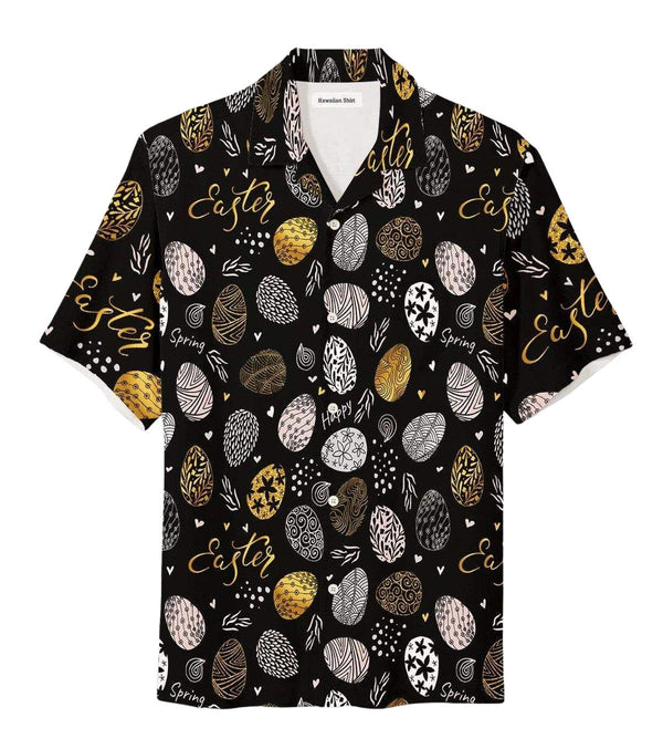 Golden Bunny Eggs Easter Hawaiian Shirt | For Men & Women | HW1522-BehighStyle