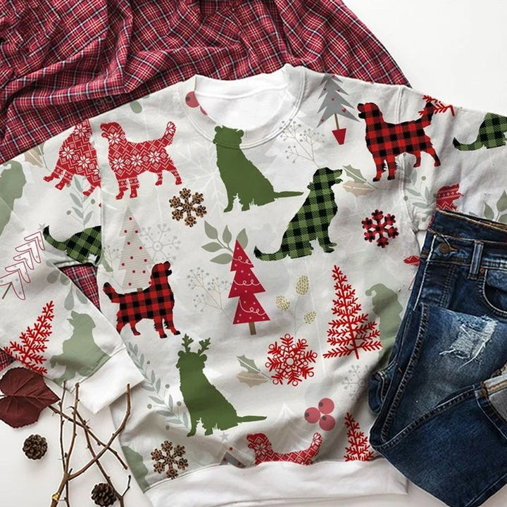 Golden Retriever Christmas 3D All Over Print | For Men & Women | Adult | HP1967-BehighStyle