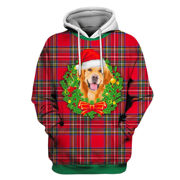 Golden Retriever On Christmas 3D All Over Print | For Men & Women | Adult | HP1898-BehighStyle