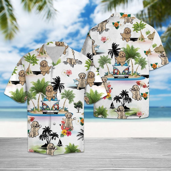 Goldendoodle Vacation Multicolor Hawaiian Shirt | For Men & Women | HW1356-BehighStyle