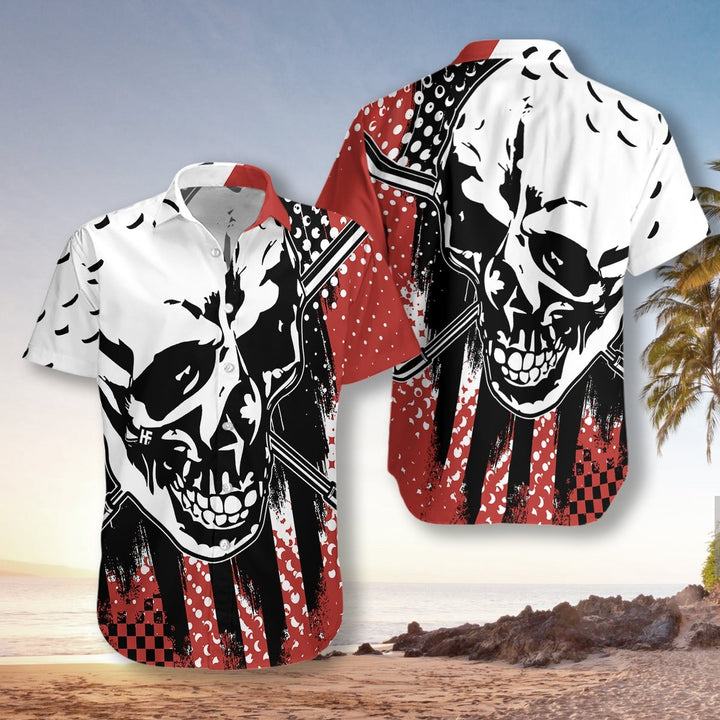 Golf Blade Skull Unisex Hawaiian Shirt | For Men & Women | HW256-BehighStyle