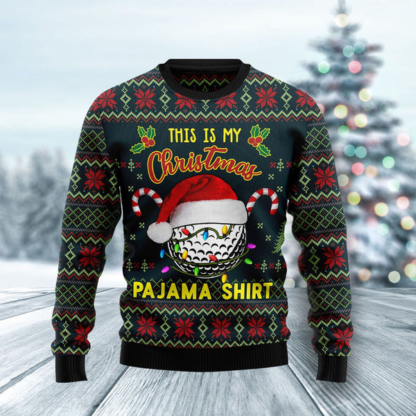 Golf Pajama Ugly Christmas Sweater | For Men & Women | Adult | US1528-BehighStyle