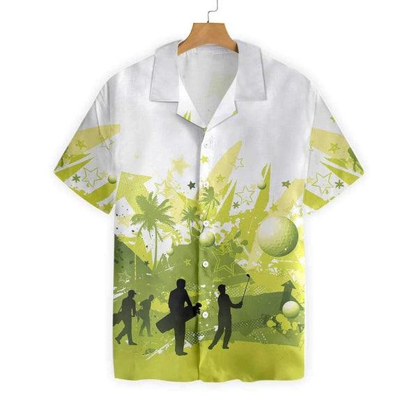 Golf Stock Illustration Hawaiian Shirt | For Men & Women | HW2683-BehighStyle