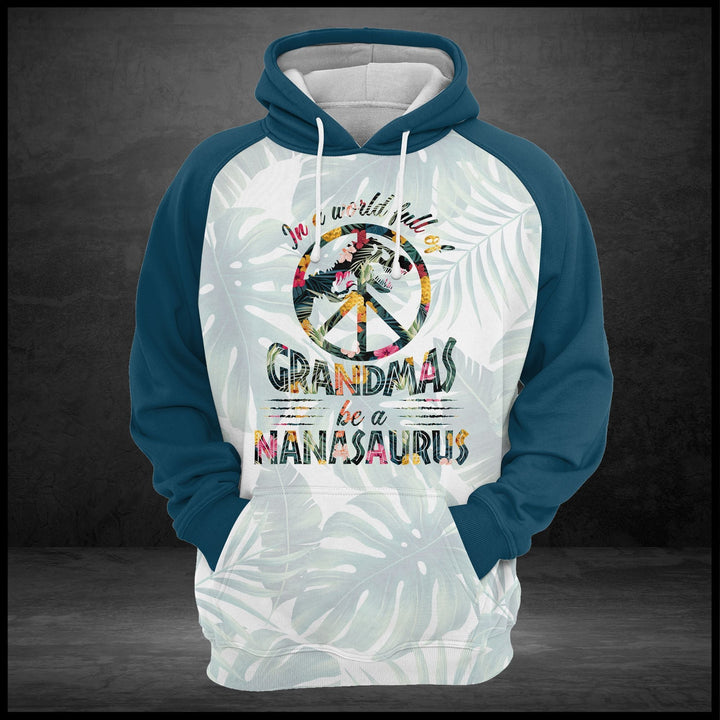 Grandma Be A Nanasaurus 3D All Over Print | For Men & Women | Adult | HP1196-BehighStyle