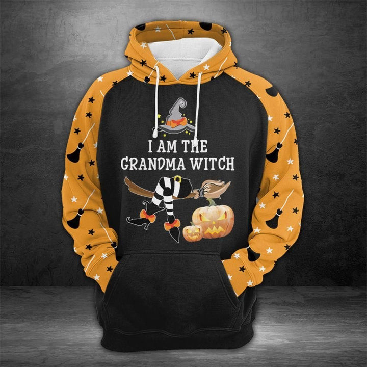 Grandma Witch Orange And Black 3D All Over Print | For Men & Women | Adult | HP1200-BehighStyle