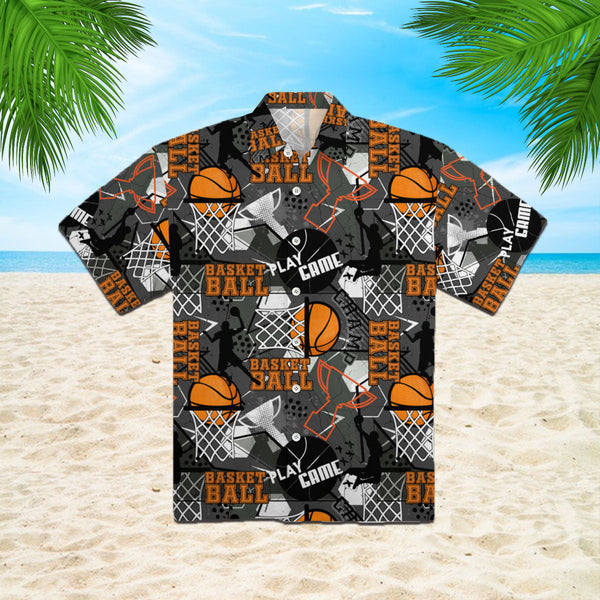 Gray Baseketball Champion Hawaiian Shirt | For Men & Women | HW422-BehighStyle