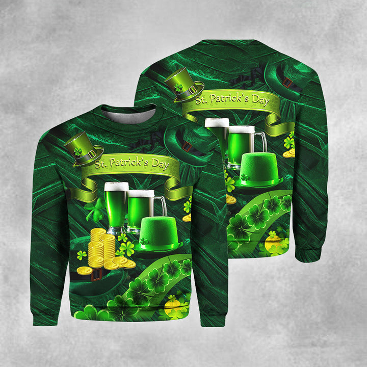 Green Beer St. Patrick's Day 3D All Over Print | For Men & Women | Adult | HP1289-BehighStyle