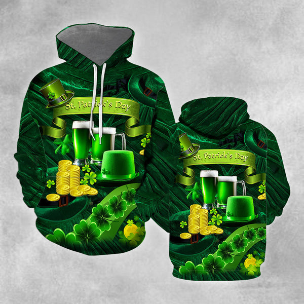 Green Beer St. Patrick's Day 3D All Over Print | For Men & Women | Adult | HP1289-BehighStyle