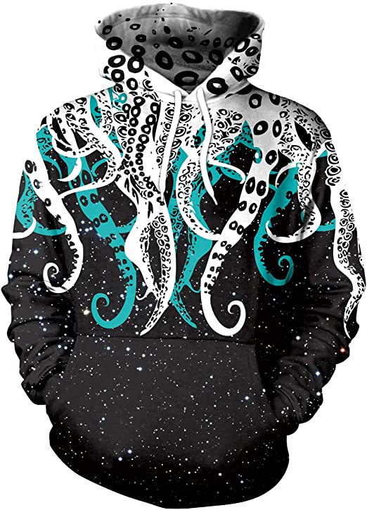 Green Space Octopus 3D All Over Print | Adult | HP2759