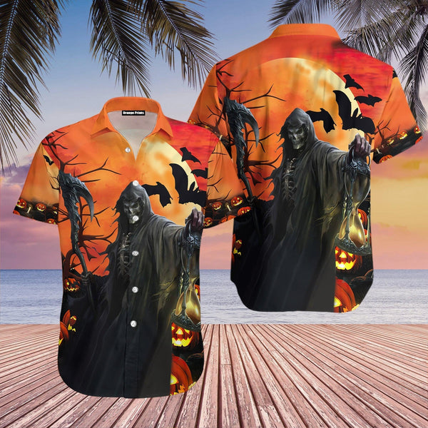 Grim Reaper Halloween Hawaiian Shirt | HW2840