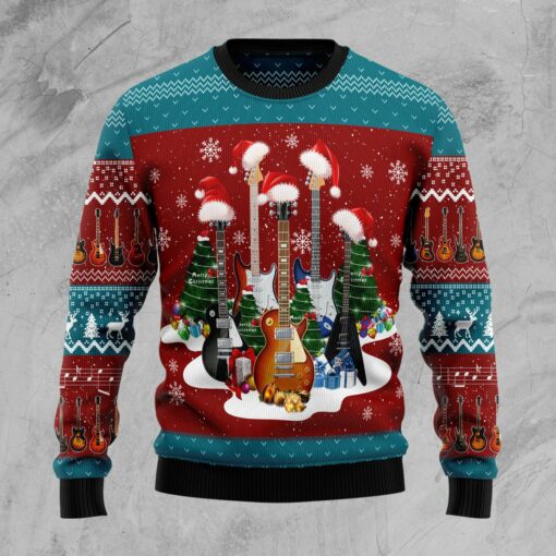 Guitar Christmas Ugly Christmas Sweater | Adult | US1712