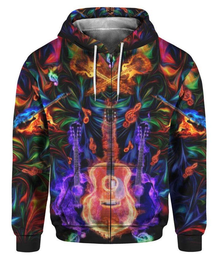 Guitar Colourful 3D All Over Print | For Men & Women | Adult | HP1664-BehighStyle