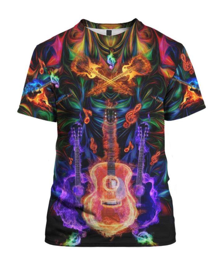 Guitar Colourful 3D All Over Print | For Men & Women | Adult | HP1664-BehighStyle