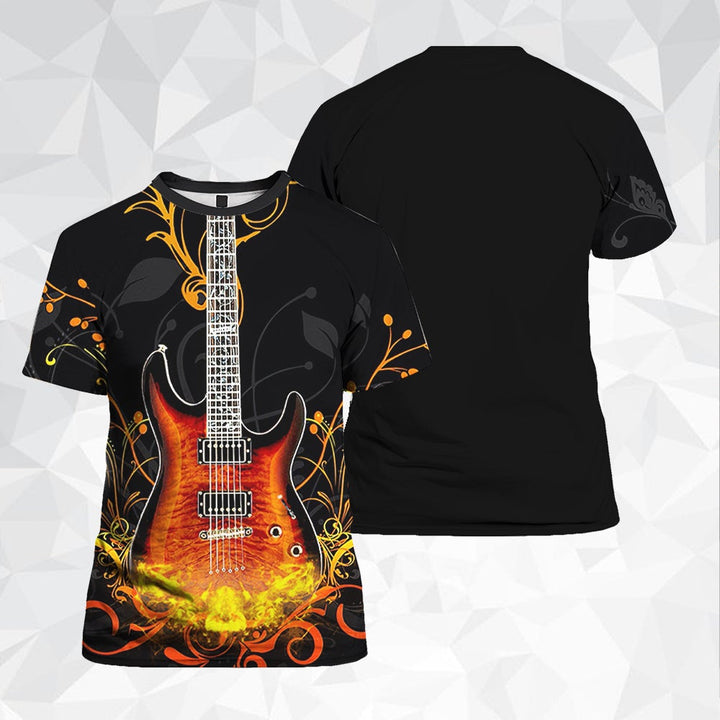 Guitar Colourful 3D All Over Print | For Men & Women | Adult | HP1666-BehighStyle