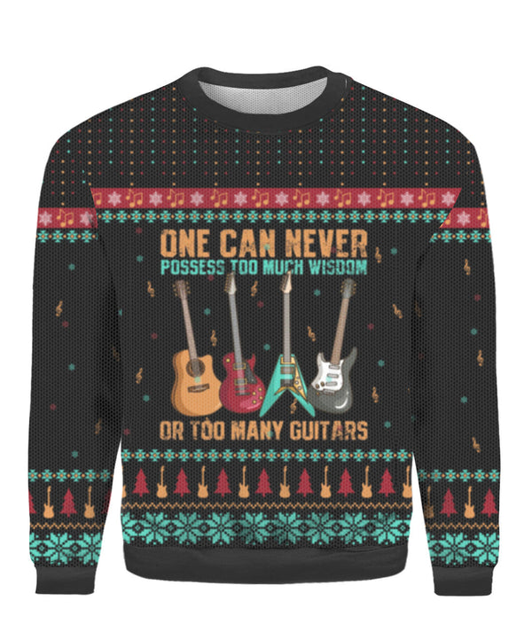Guitar Old Vintage Ugly Christmas Sweater | For Men & Women | Adult | US1565-BehighStyle