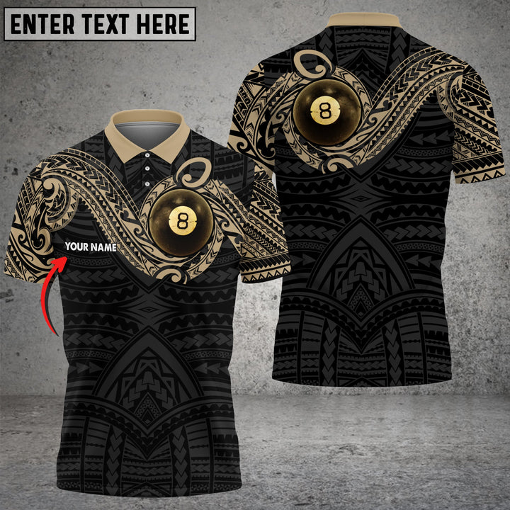 Maxcorners Pocket Billiards Ball 8 Maori Personalized 3D Shirt