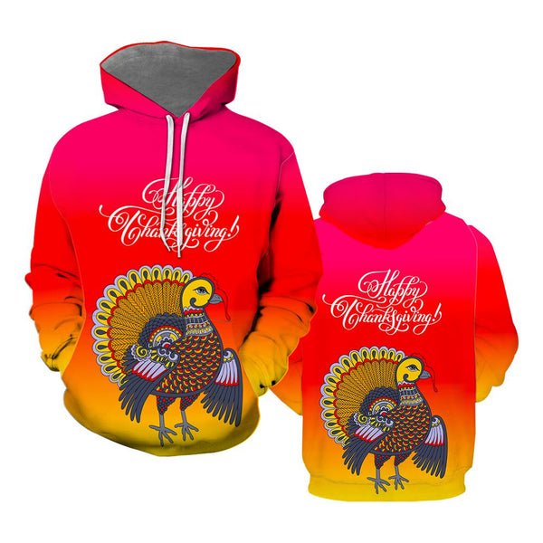 Happy Thanksgiving Turkey 3D All Over Print | Adult | HP3072