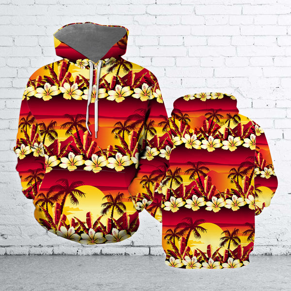 Hawaiian Tropical Sunset Hibiscus 3D All Over Print | Adult | HP3082