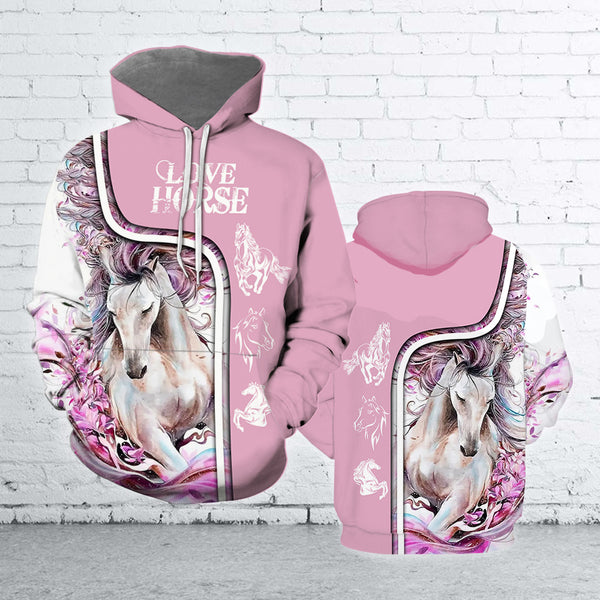 Love Beautiful Horse 3D All Over Print | Adult | HP3270