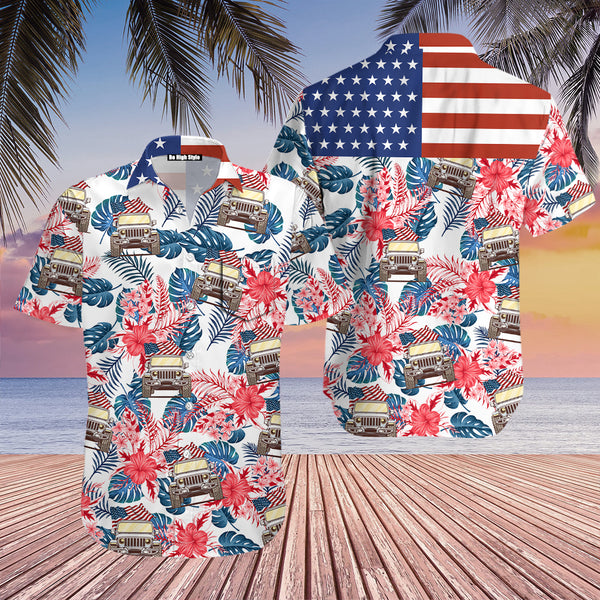 Car Veterans Day Hawaiian Shirt With Pocket | SP1082