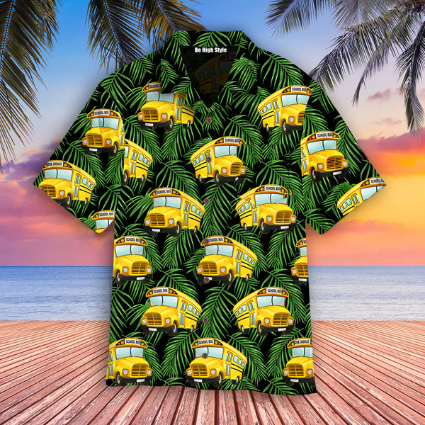 School Bus Driver Hawaiian Shirt With Pocket| SP1092