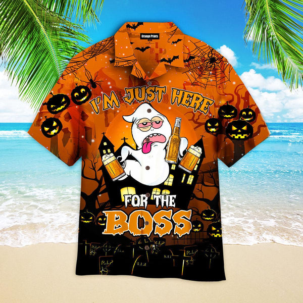 Halloween Boo Drink Beer Hawaiian Shirt | For Men & Women | HW2639-BehighStyle