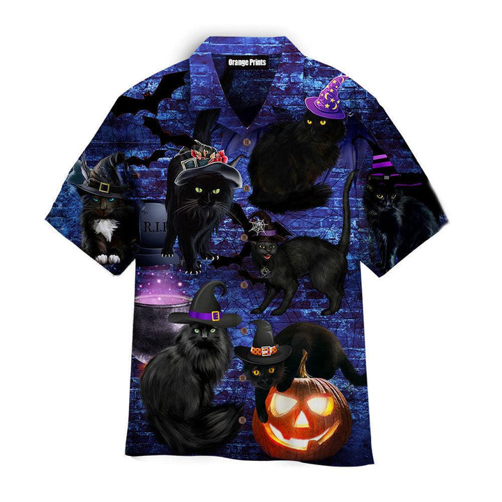 Halloween Boo Pumpkin Burning Scary Hawaiian Shirt | For Men & Women | HW2620-BehighStyle