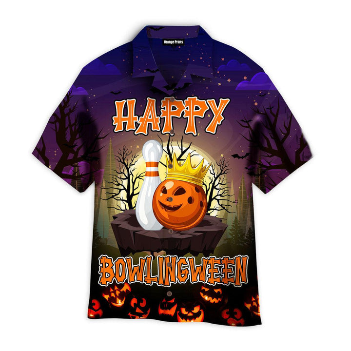 Halloween Bowling Happy Bowlinween Hawaiian Shirt | For Men & Women | HW2594-BehighStyle