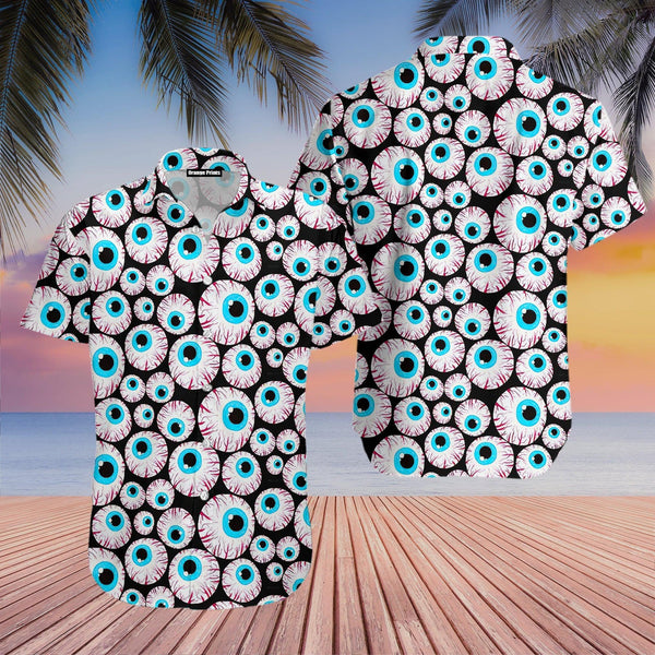 Halloween Creepy Eyeballs Hawaiian Shirt | For Men & Women | HW2661-BehighStyle