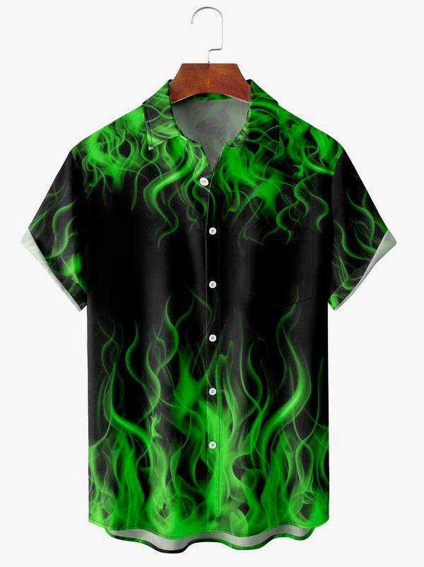 Halloween Fire Moisture Hawaiian Shirt | HW3102