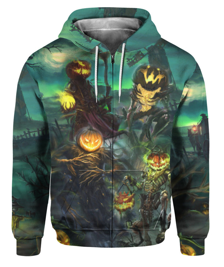 Halloween Pumpkin 3D All Over Print | For Men & Women | Adult | HP1833-BehighStyle