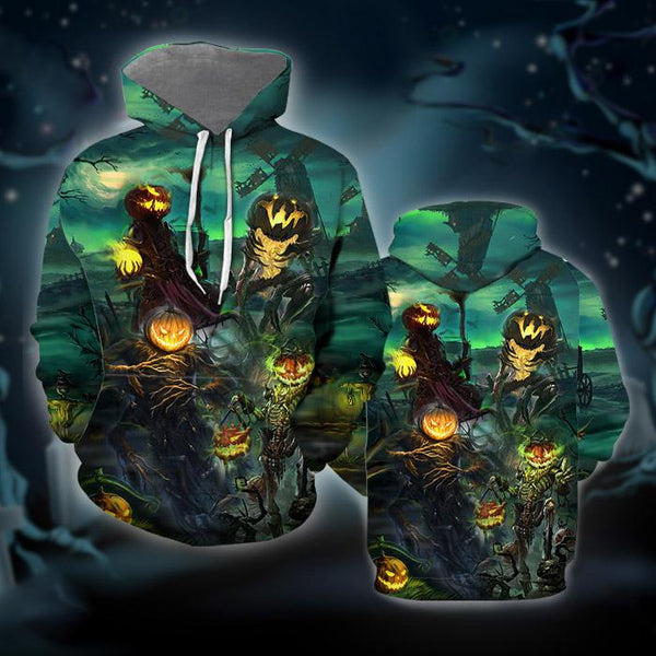 Halloween Pumpkin 3D All Over Print | For Men & Women | Adult | HP1833-BehighStyle