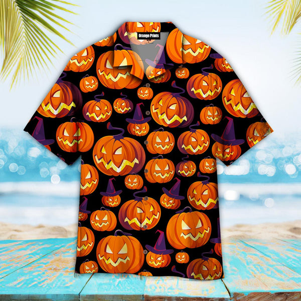 Halloween Pumpkin Hawaiian Shirt | For Men & Women | HW2671-BehighStyle