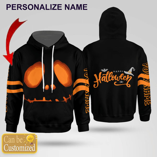 Halloween Scary Pumpkin Custom Name 3D All Over Print | Adult | CN190