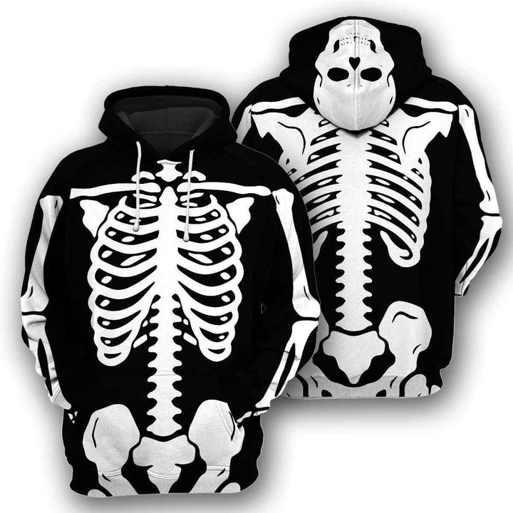 Halloween Skeleton Costume 3D All Over Print | For Men & Women | Adult | HP2078-BehighStyle