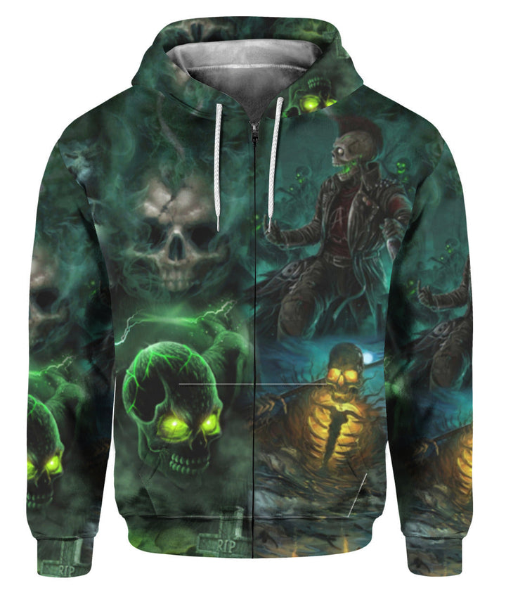 Halloween Skull 3D All Over Print | For Men & Women | Adult | HP1841-BehighStyle