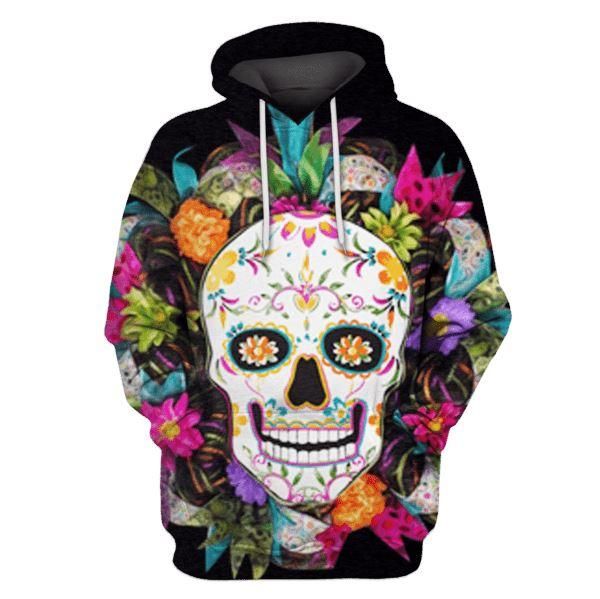 Halloween Skull Colour 3D All Over Print | Adult | HP2662