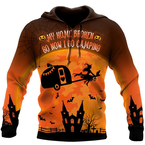 Halloween Witch Go Camping 3D All Over Print | Adult | HP2660