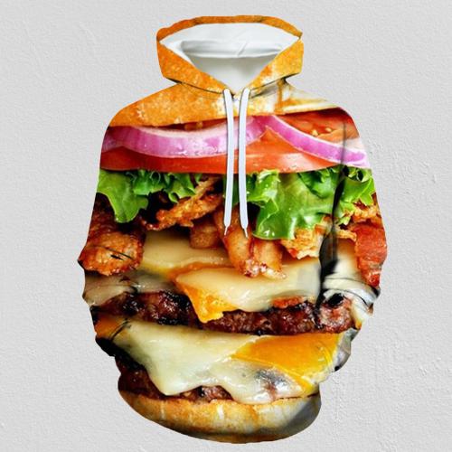 Hamburgers For Breakfast 3D All Over Print | Adult | HP2286