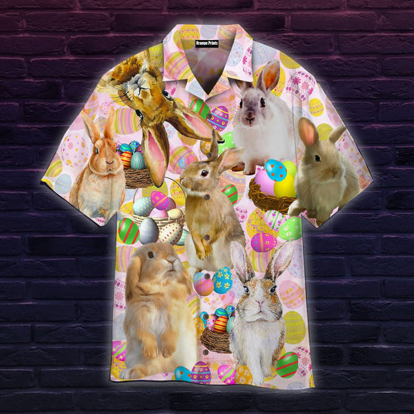 Happy Easter Bunny Day Hawaiian Shirt | For Men & Women | HW2050-BehighStyle