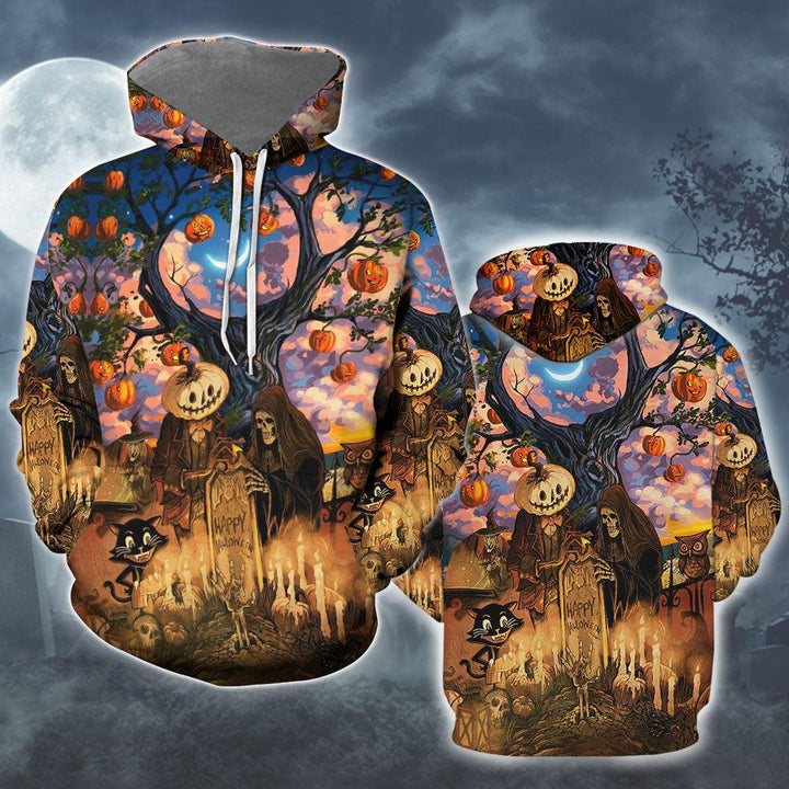 Happy Halloween 3D All Over Print | For Men & Women | Adult | HP1660-BehighStyle