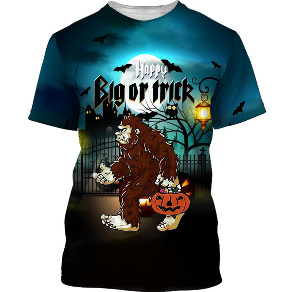 Happy Halloween BigFoot Big Or Trick 3D All Over Print | Adult | HP2658